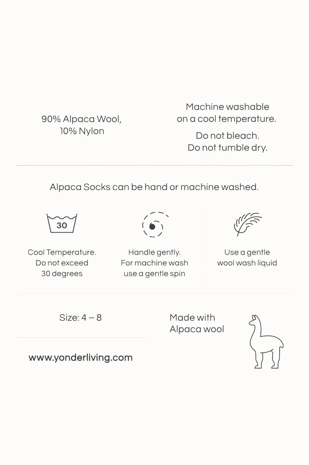 Alpaca Bed Socks | Blossom - Image 3