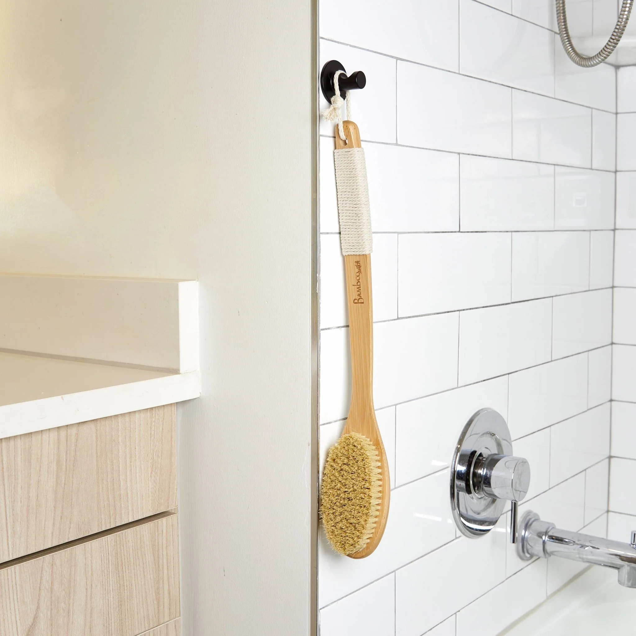 Bamboo Dry Brush | Curved
