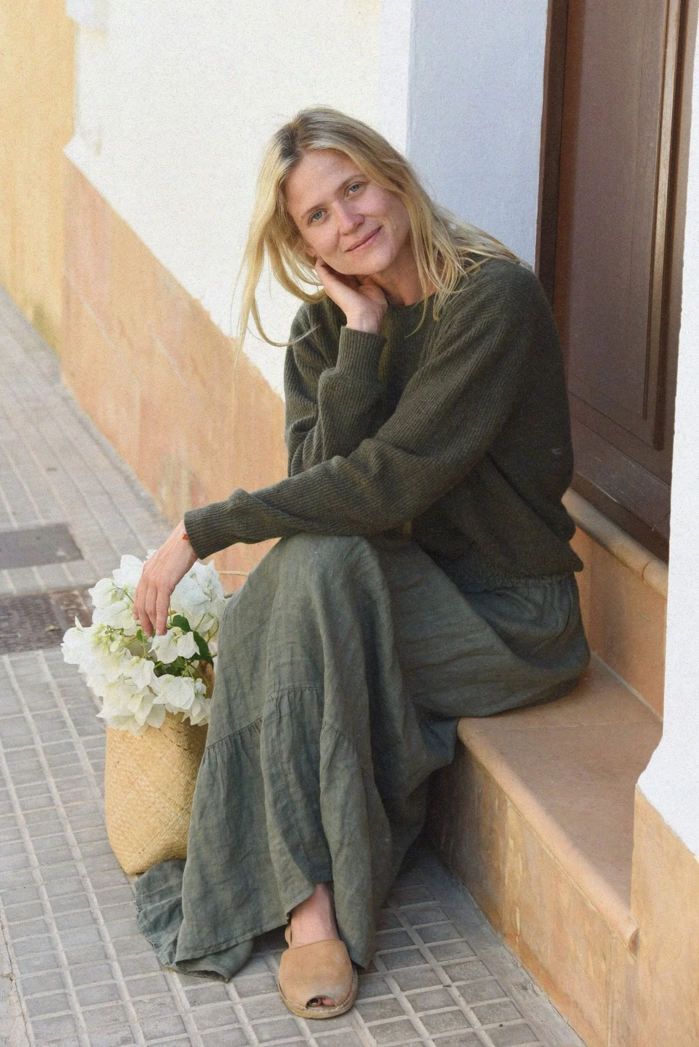 The Florence Linen Skirt | Fern - Image 3