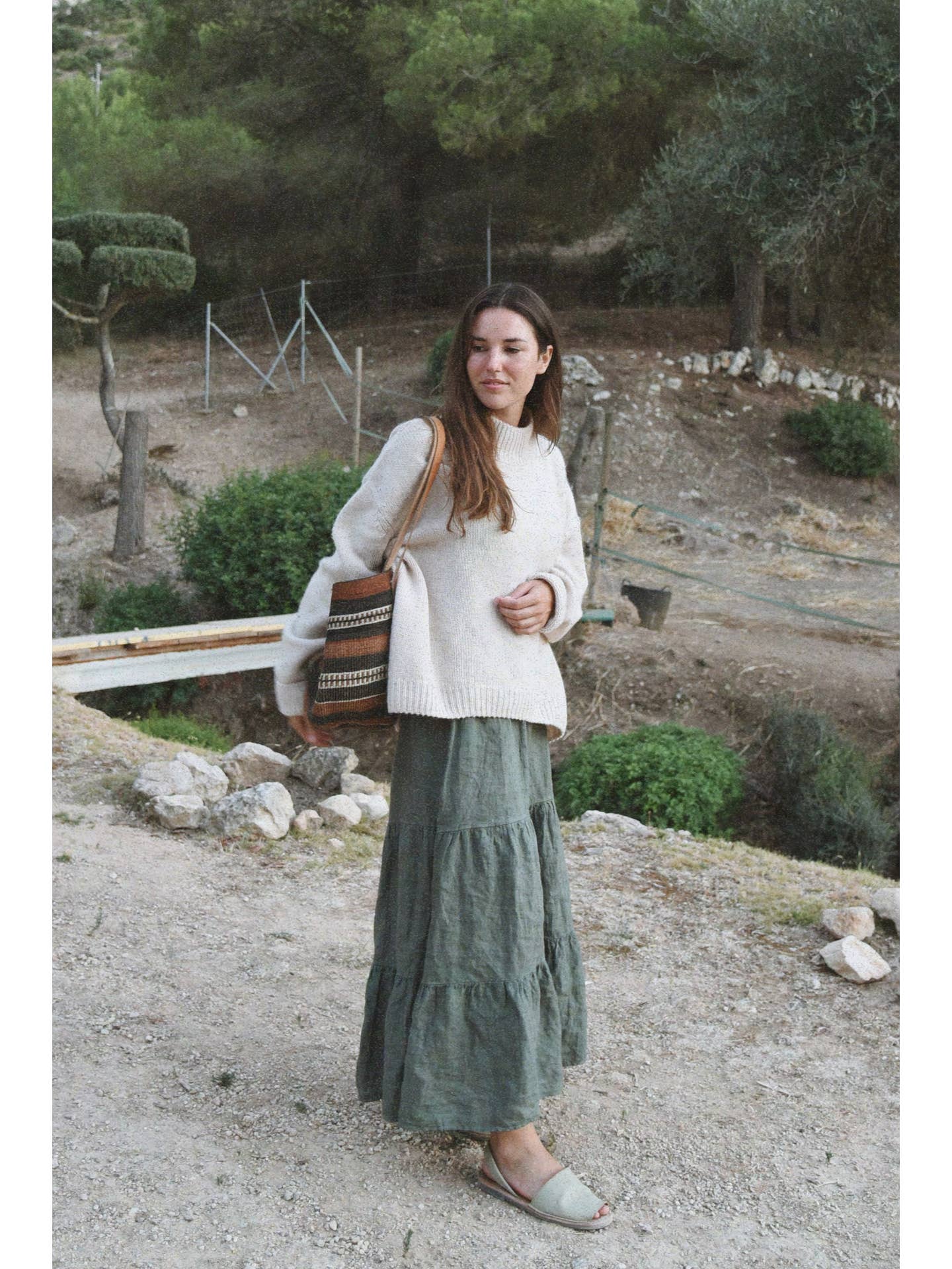 The Florence Linen Skirt | Fern - Image 6