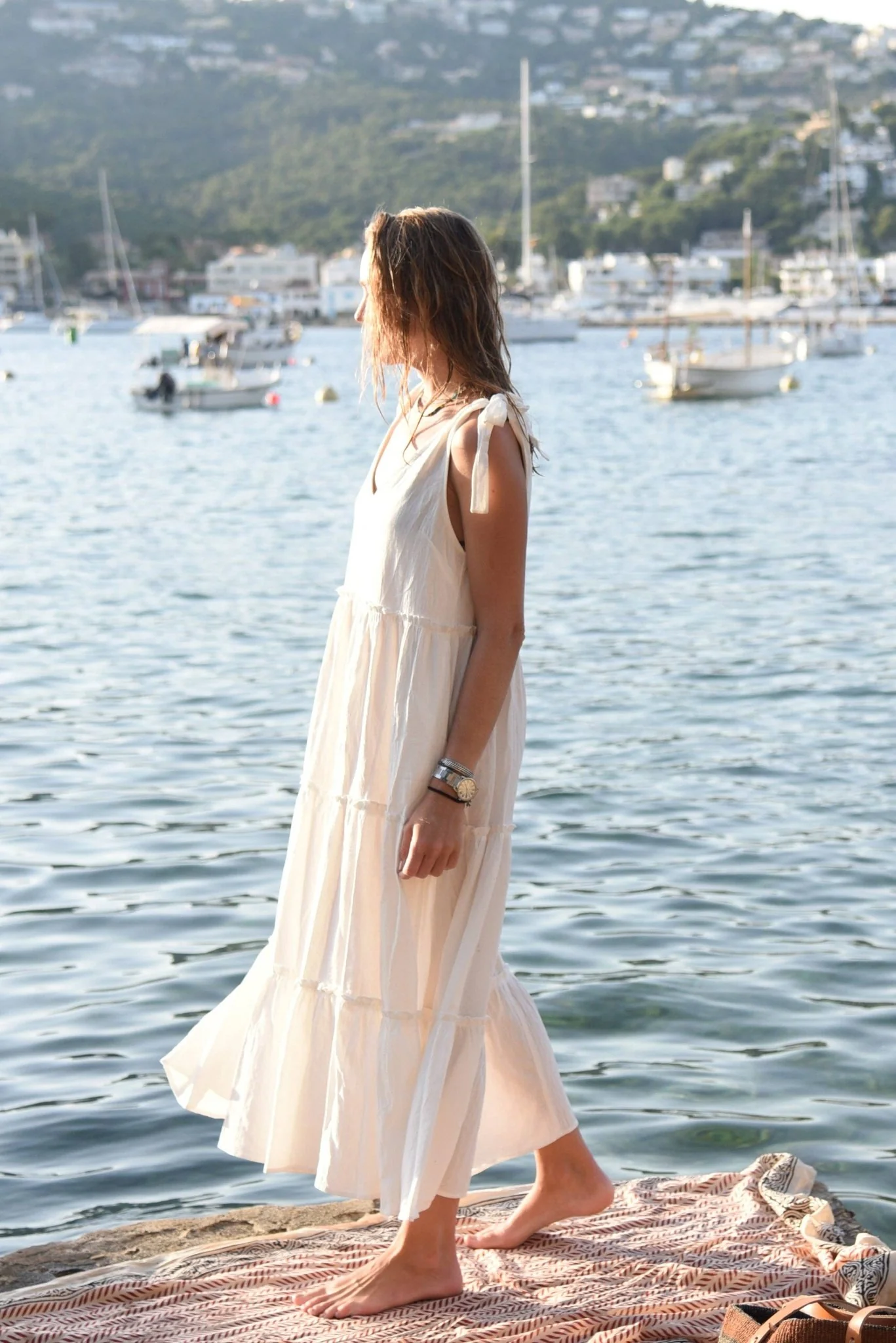 The Sevilla Linen Dress | Blanco