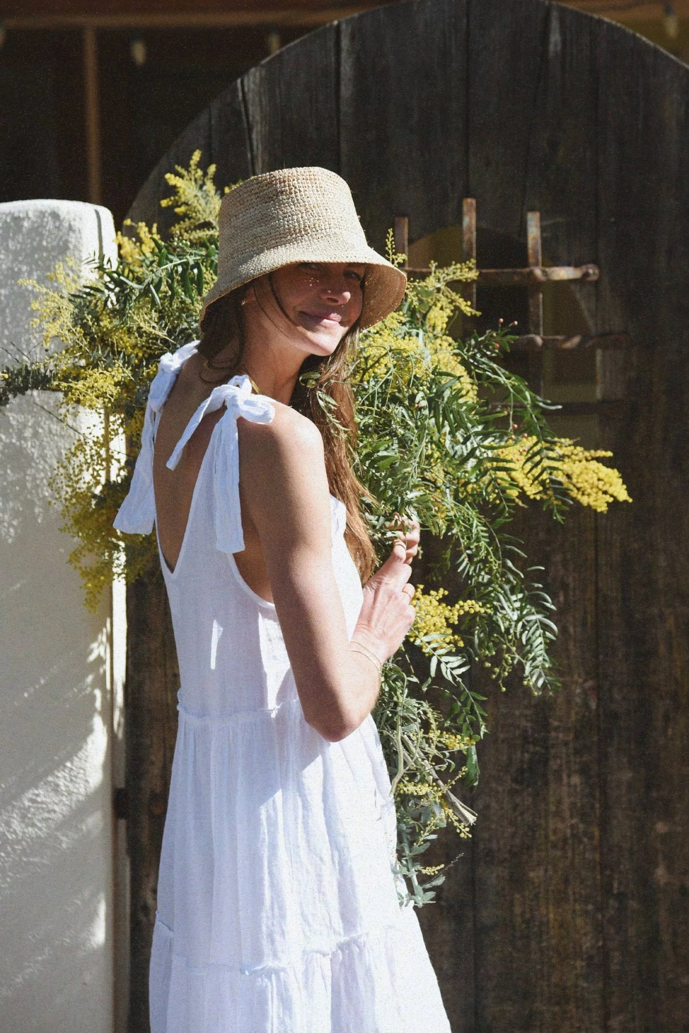 The Sevilla Linen Dress | Blanco - Image 4