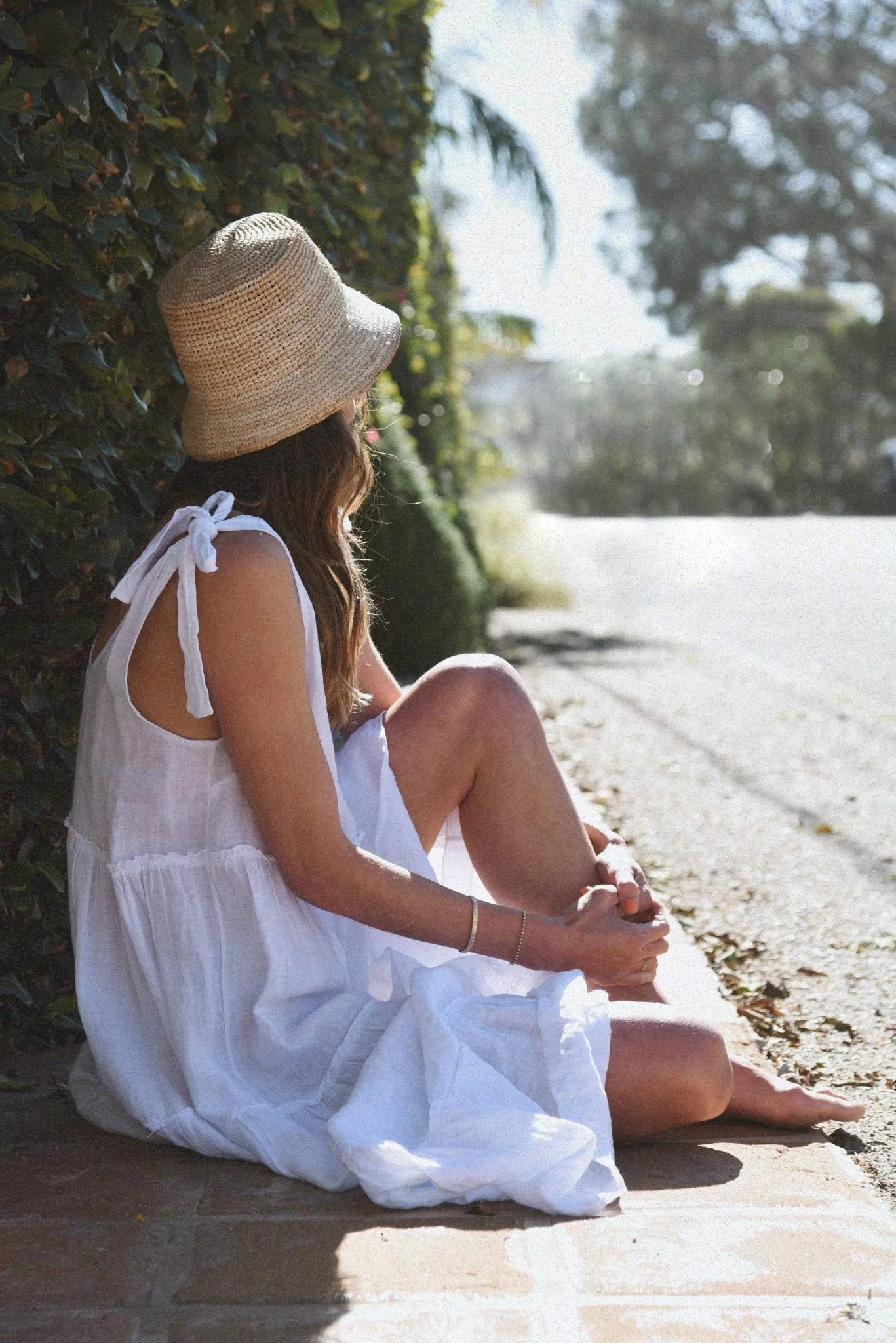 The Sevilla Linen Dress | Blanco - Image 5