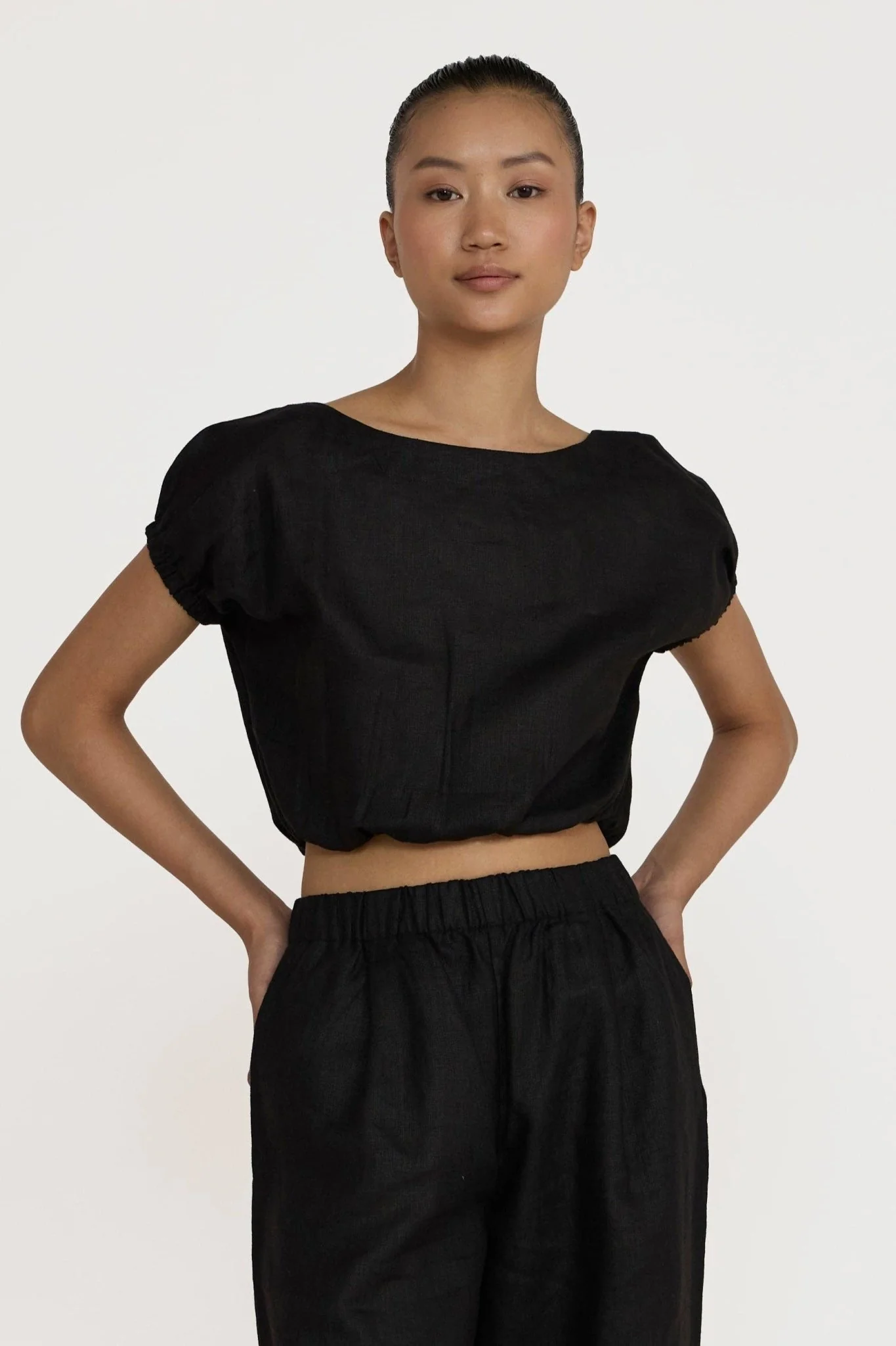 Organic Bubble Top | Black