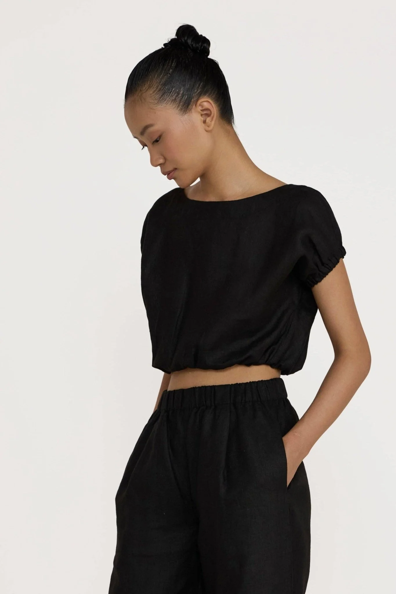 Organic Bubble Top | Black - Image 2
