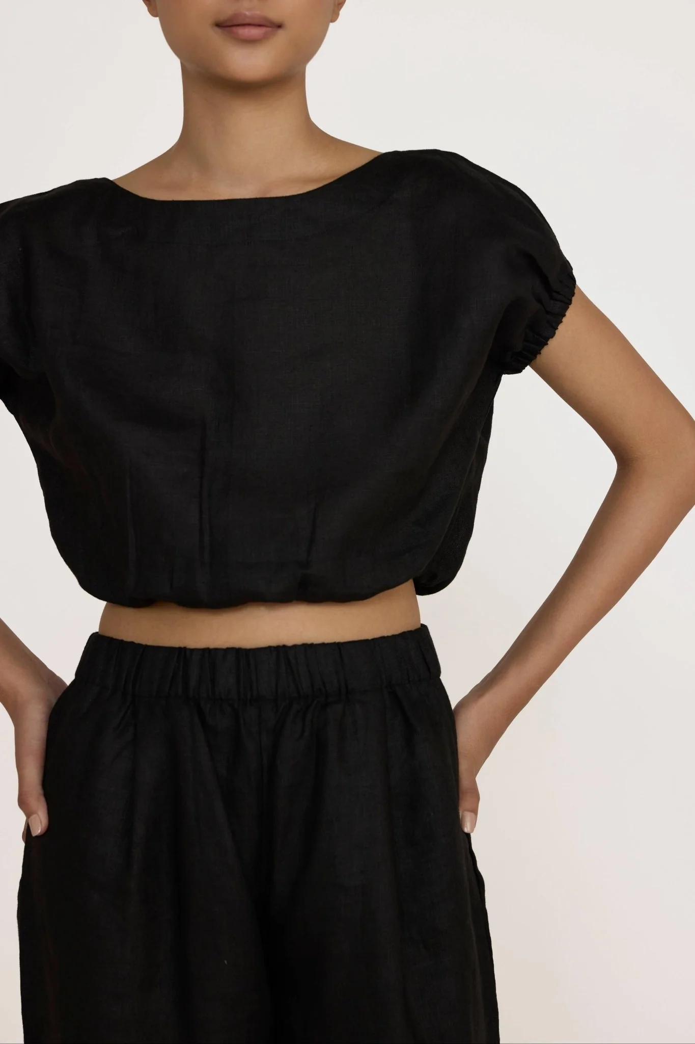Organic Bubble Top | Black - Image 4