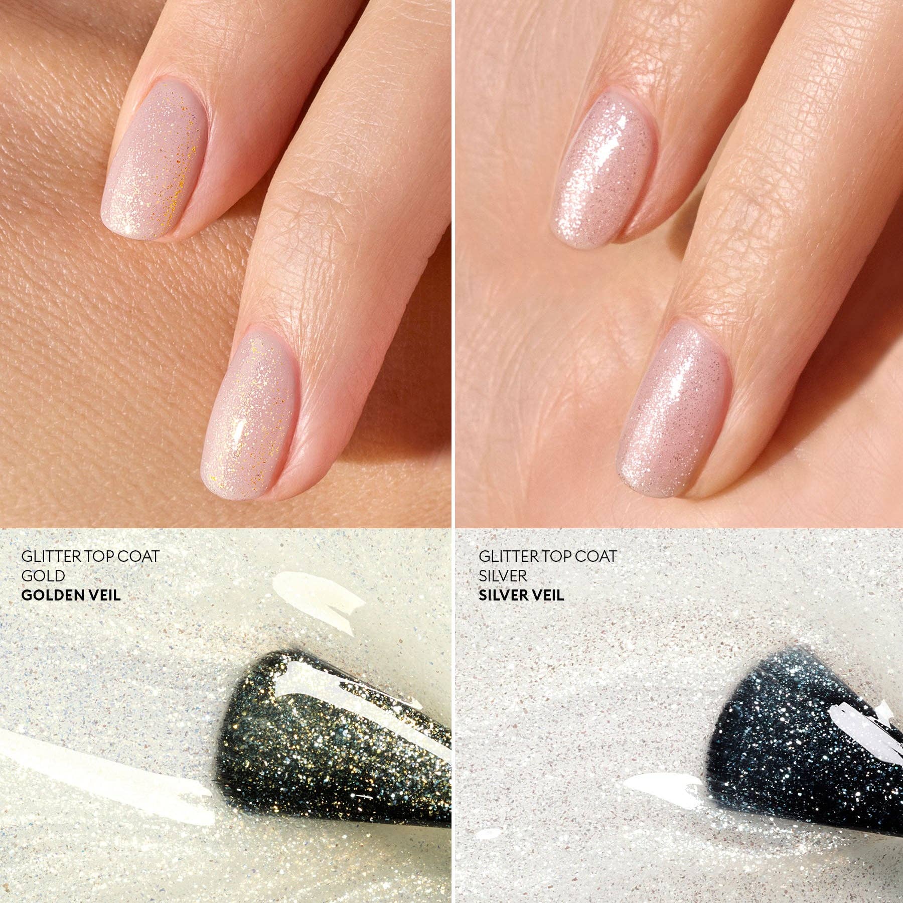 Green Flash™ Shimmery Gold Top Coat - Image 4