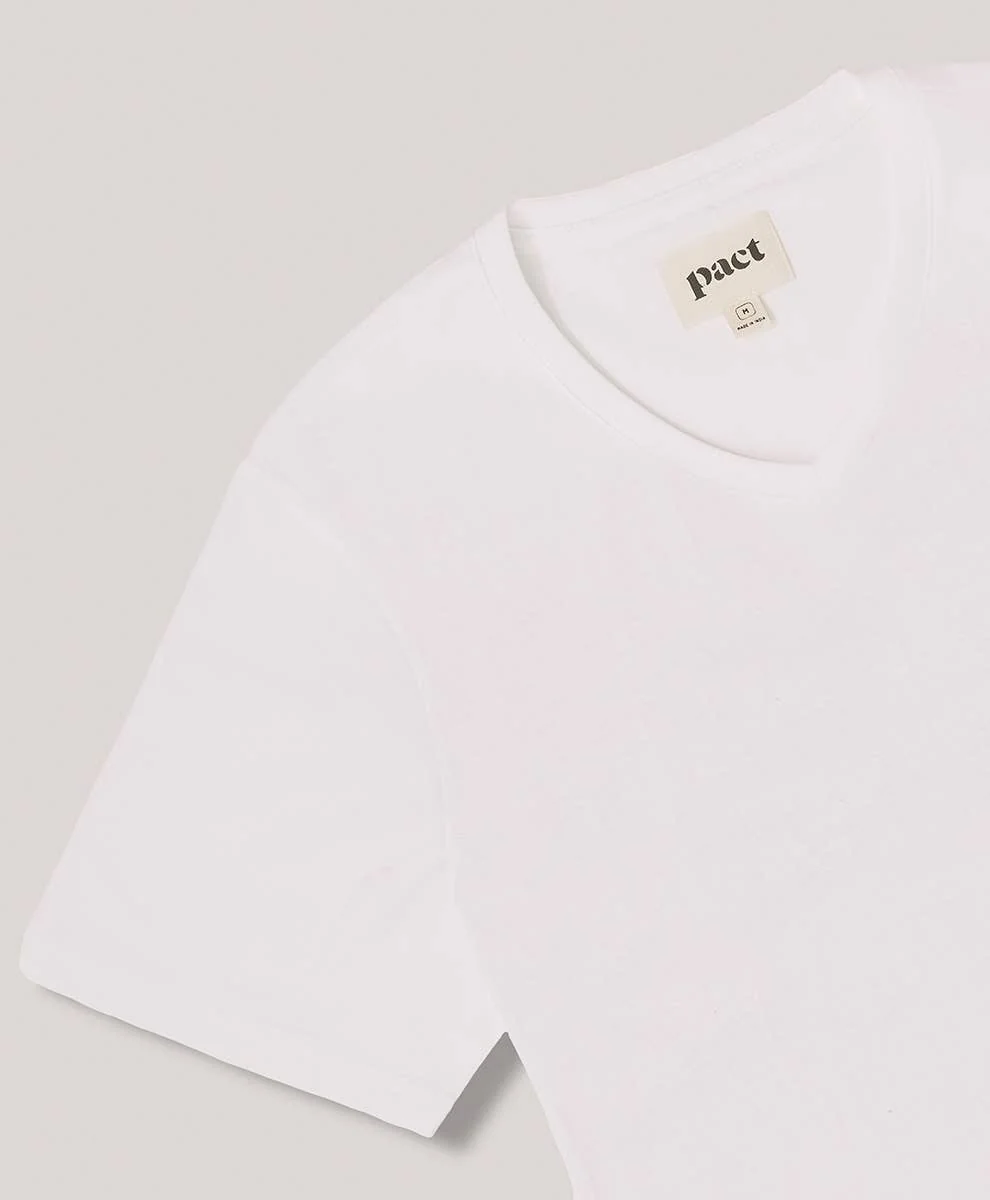 Men’s Organic Softspun V-neck Tee - Image 3