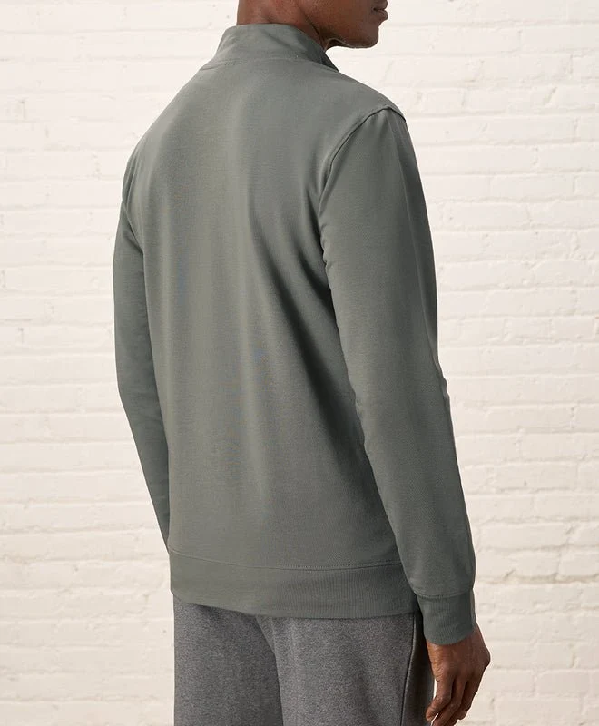 Men's organic Stash French Terry Quarter Zip - Image 6
