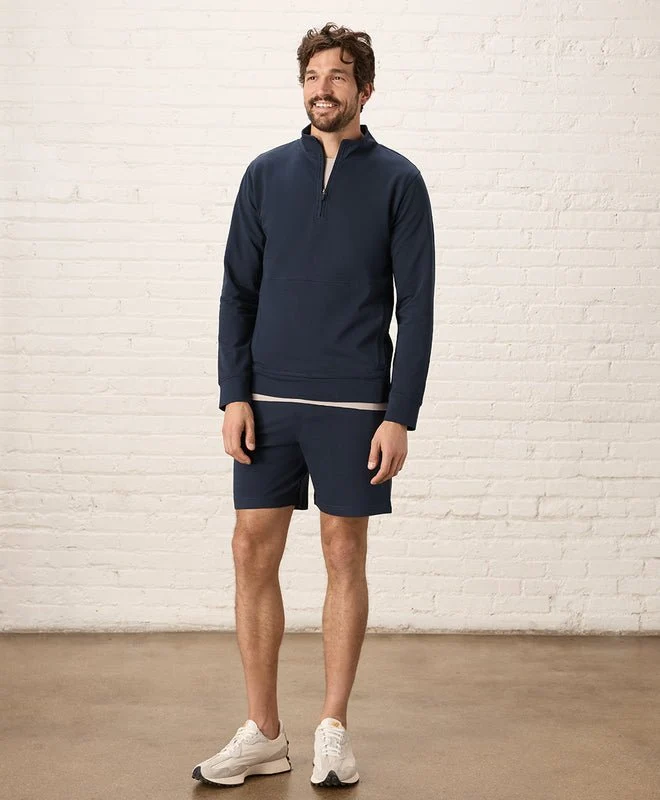 Men's organic Stash French Terry Quarter Zip - Image 9