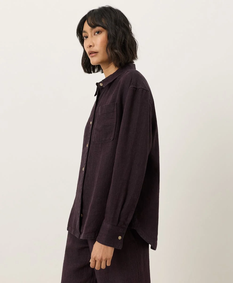 Organic Linen Relaxed Shirt - Image 11