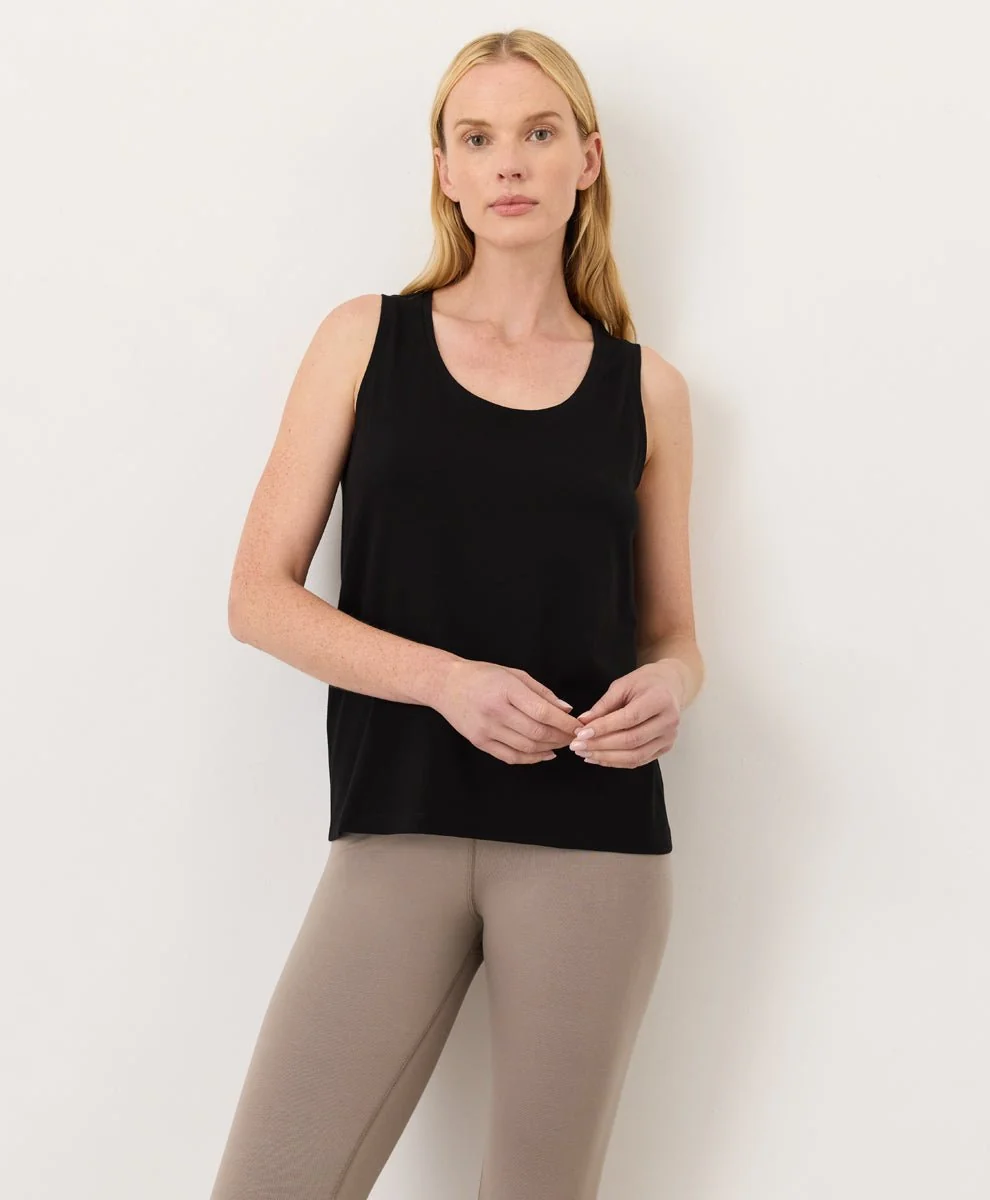 Organic Luxe Essential Scoop Neck Tank - Image 3