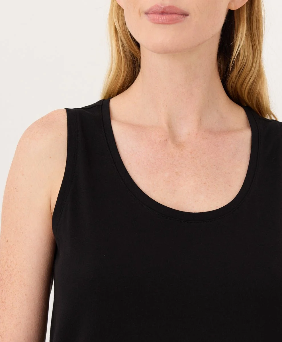 Organic Luxe Essential Scoop Neck Tank - Image 4