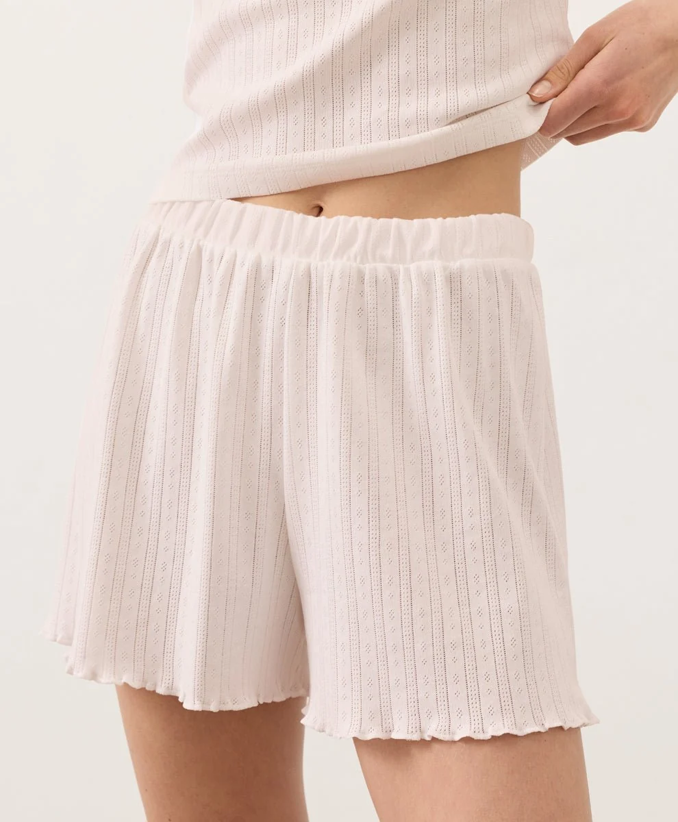 Organic Pointelle Short