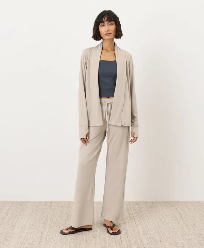 Organic Luxe Essential Wide Leg Pant