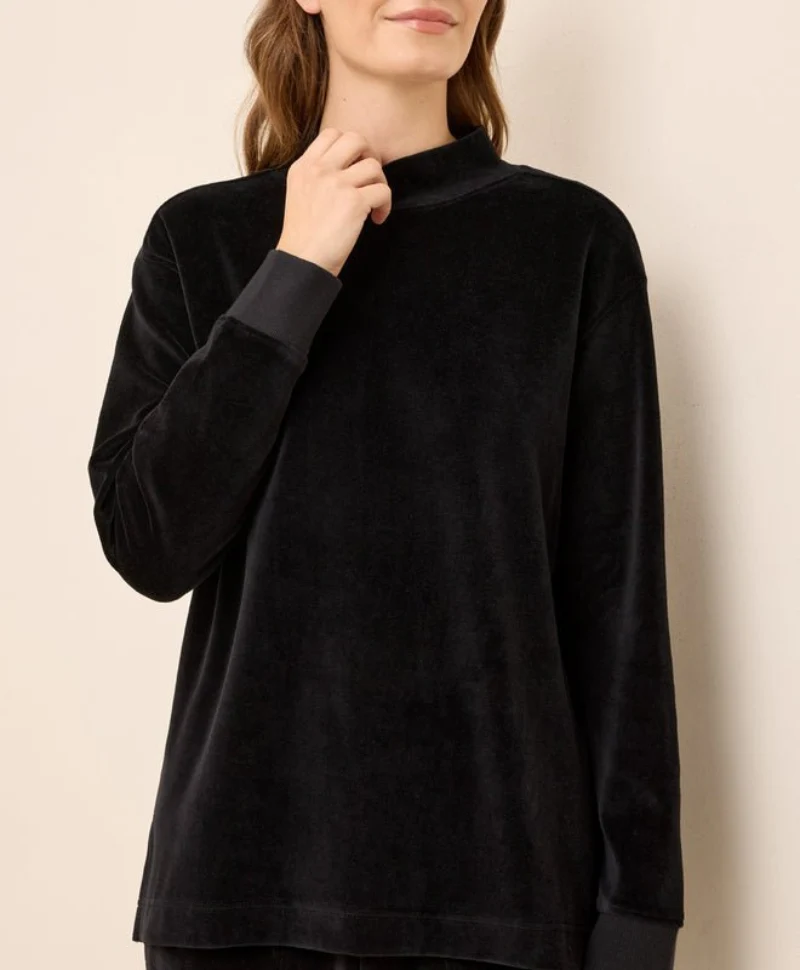 Women's Organic Pure Velour Mock Tunic - Image 8