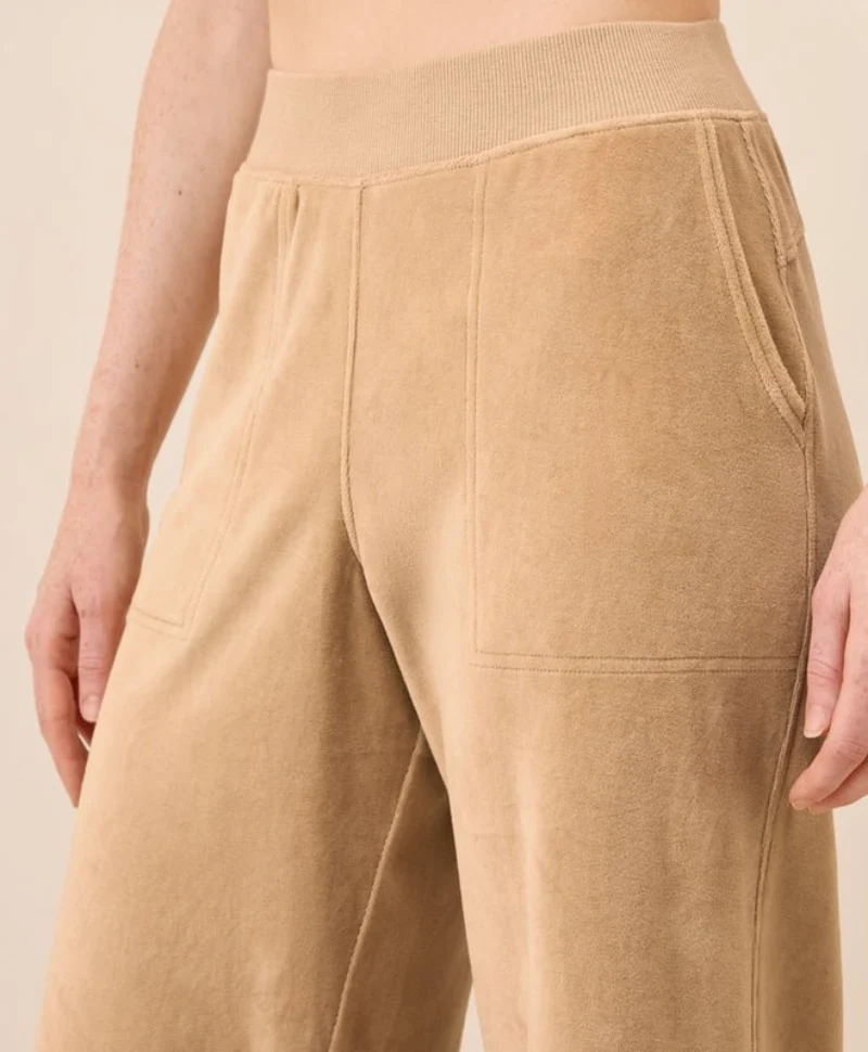 Women's Organic Pure Velour Wide Leg Pant - Image 10