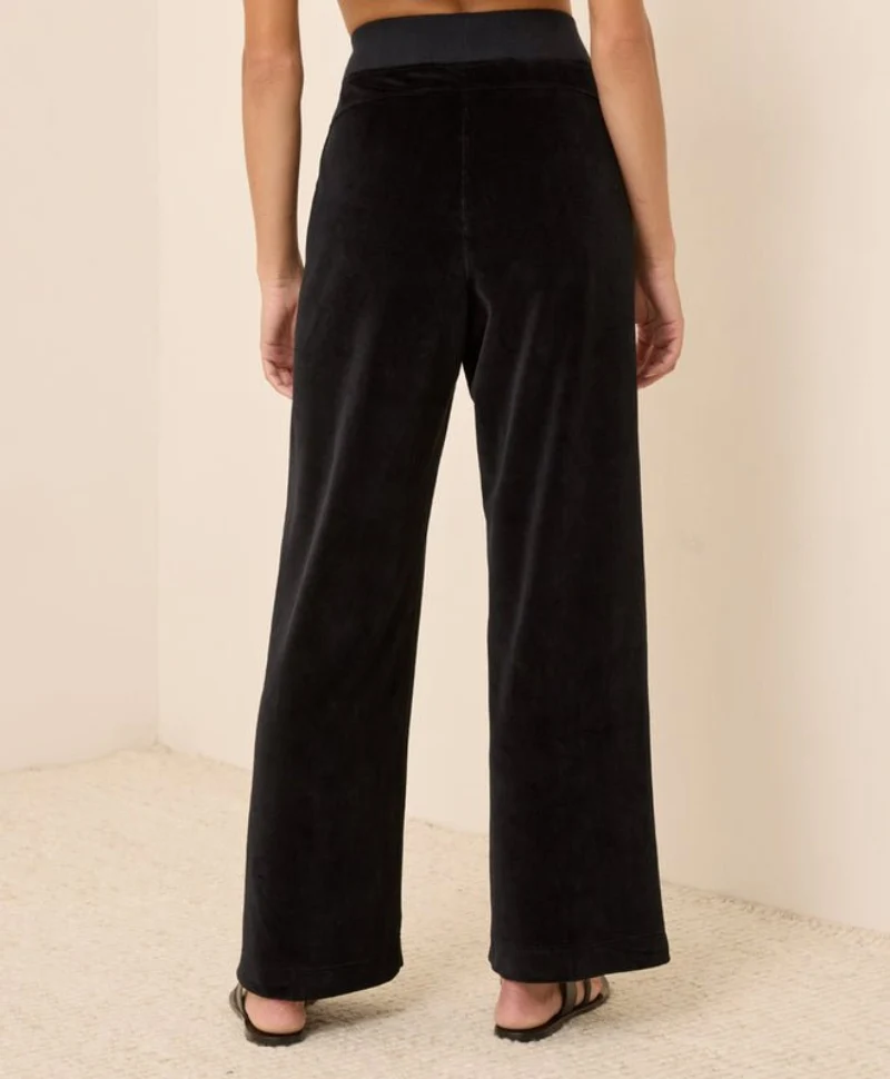 Women's Pure Velour Wide Leg Pant | 26" - Image 4
