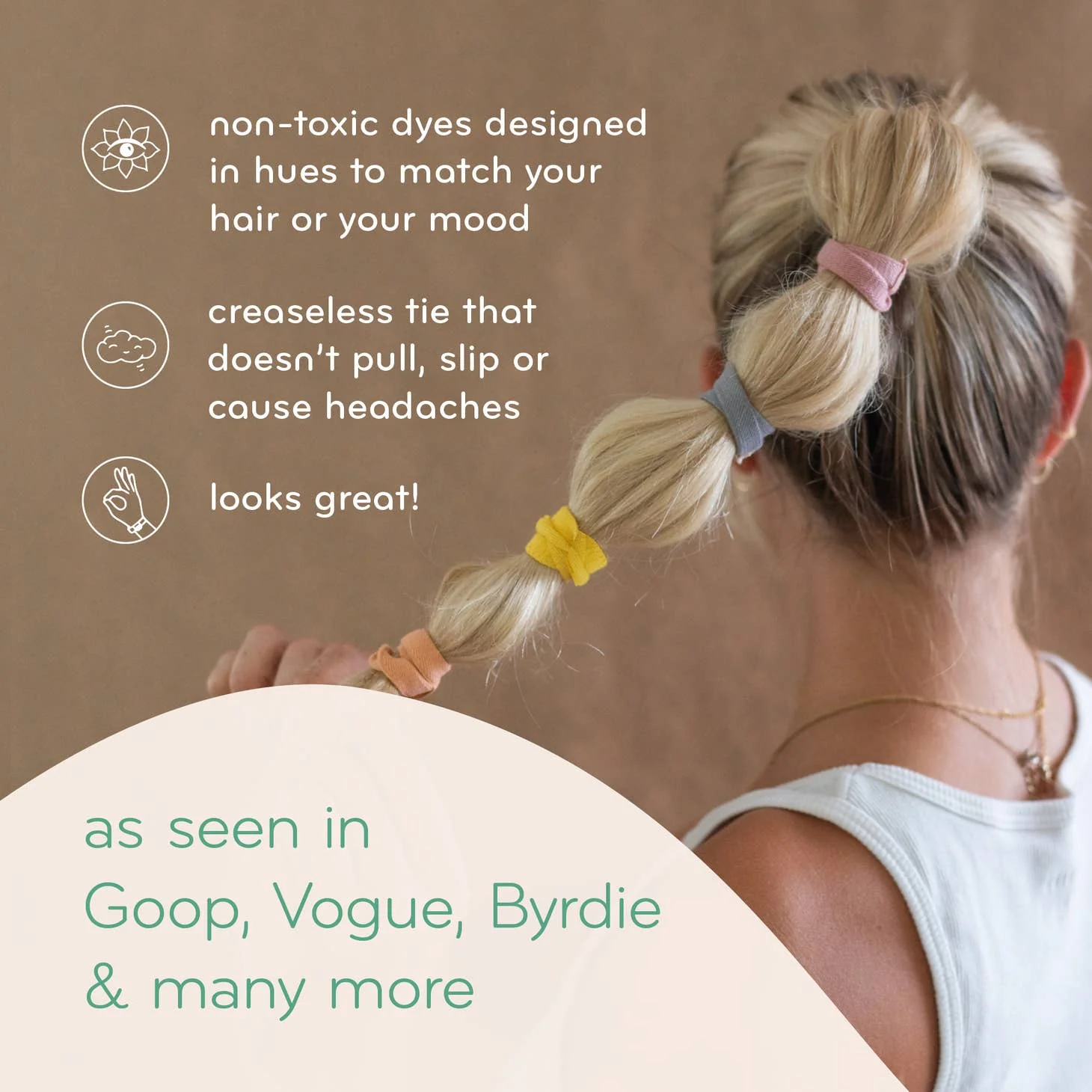 Plastic-free Biodegradable Hair Ties - Image 8