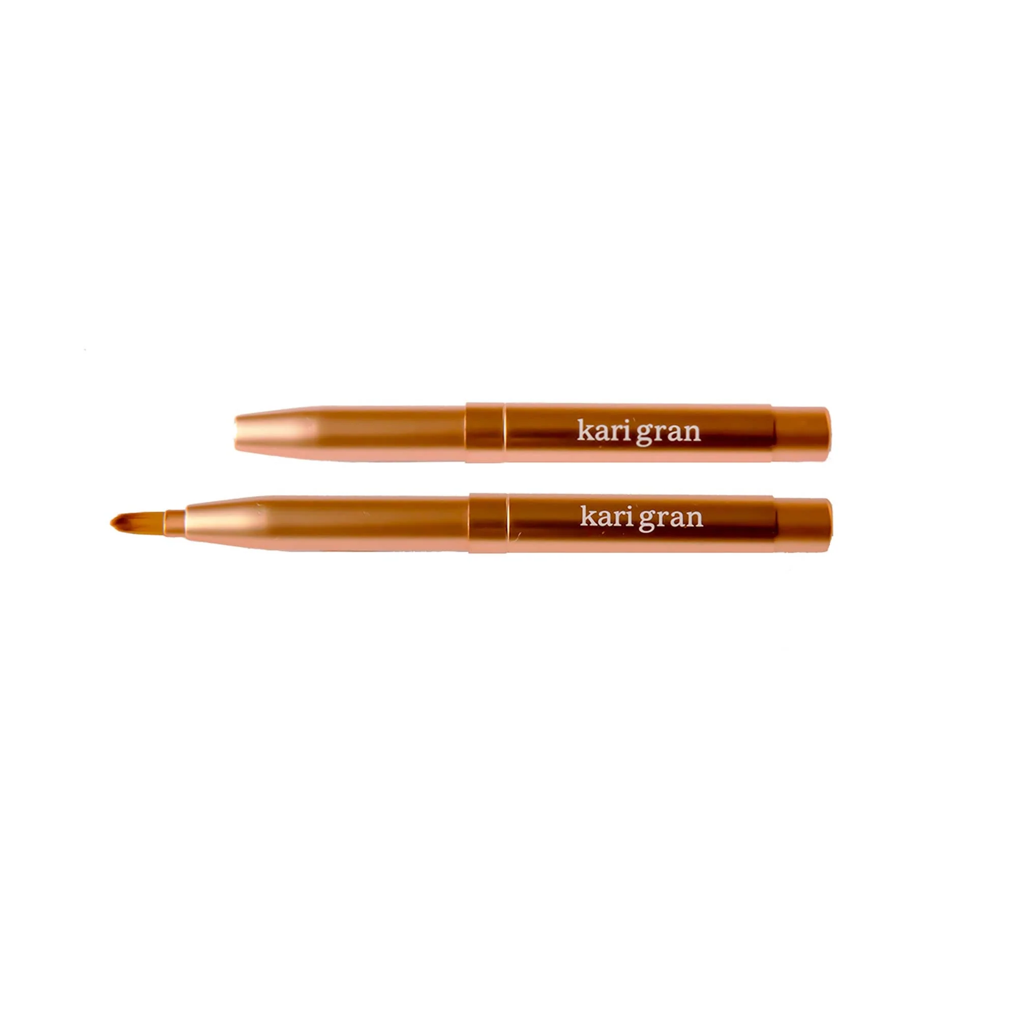Rose Gold Retractable Lip Brush
