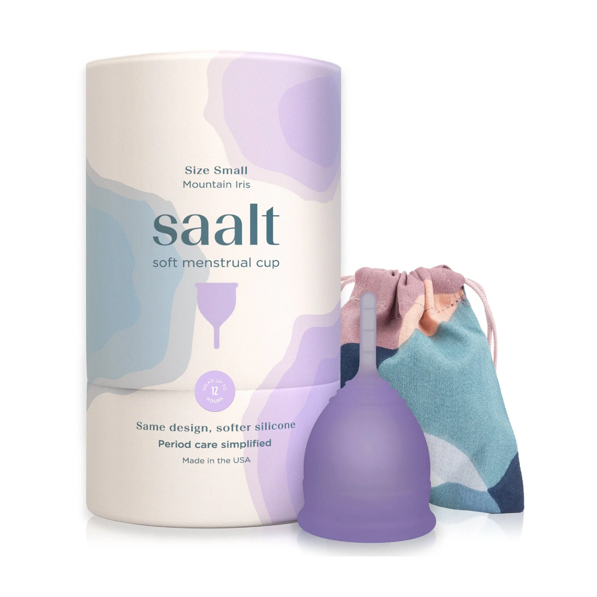 Saalt Soft Menstrual Cup | Mountain Iris
