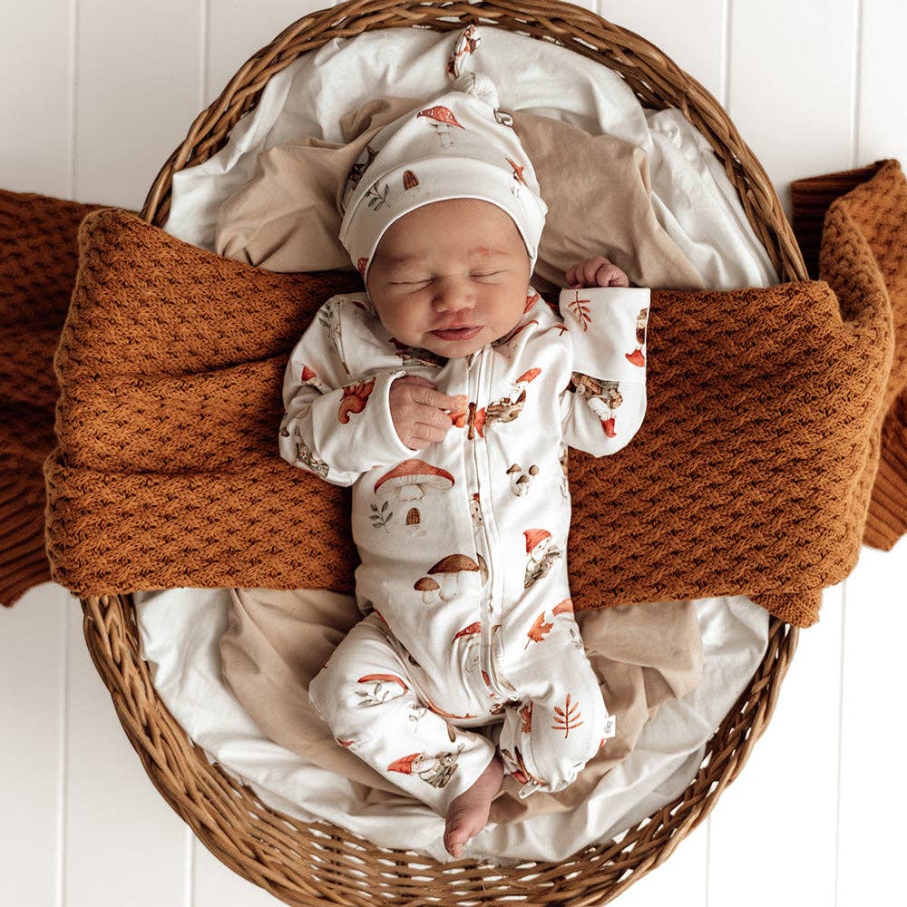 Gnomes Organic Snugglesuit Convertible Romper