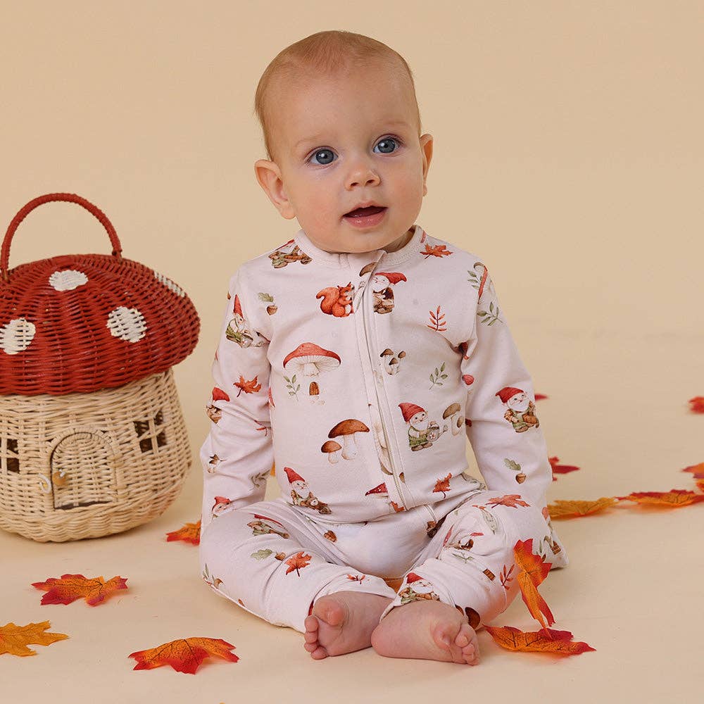 Gnomes Organic Snugglesuit Convertible Romper - Image 6