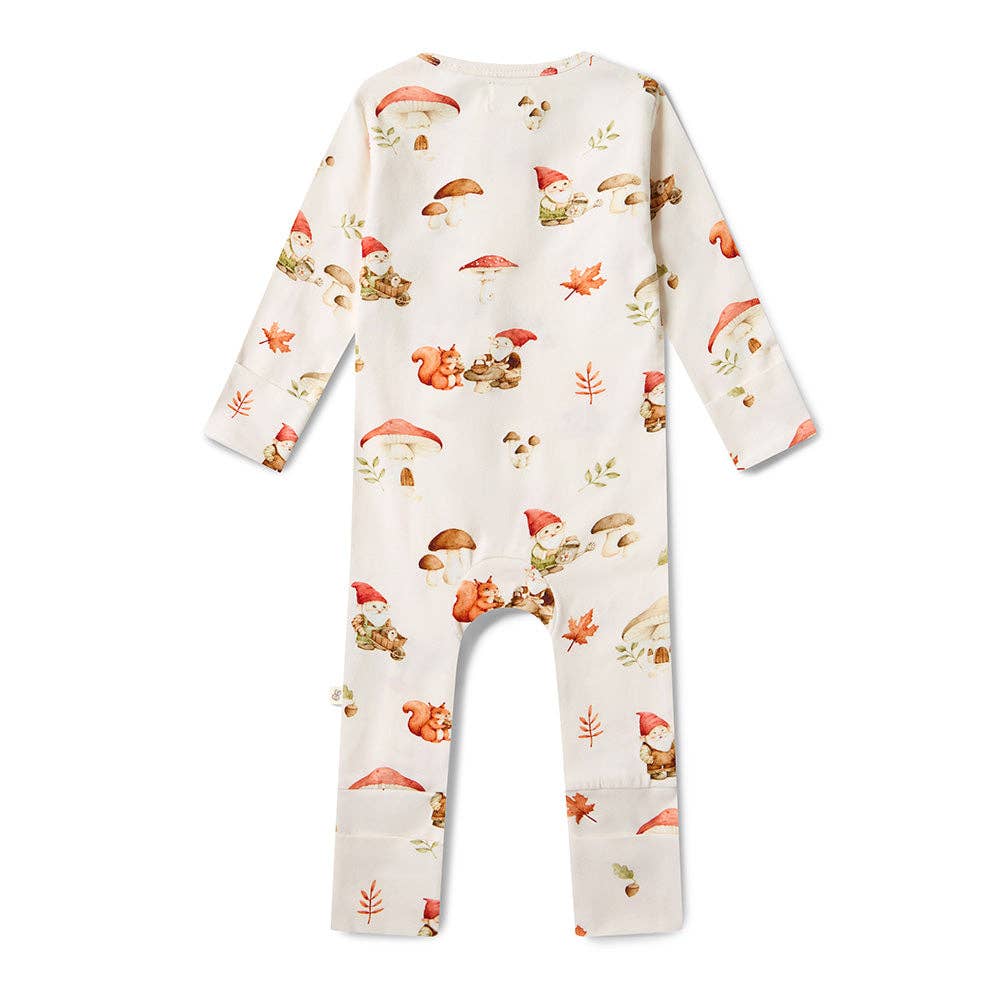 Gnomes Organic Snugglesuit Convertible Romper - Image 8