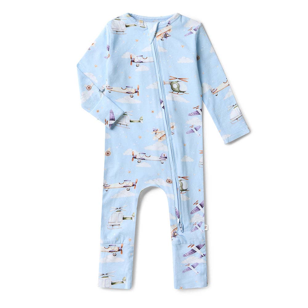 Taking Flight Organic Snugglesuit Convertible Romper - Image 2