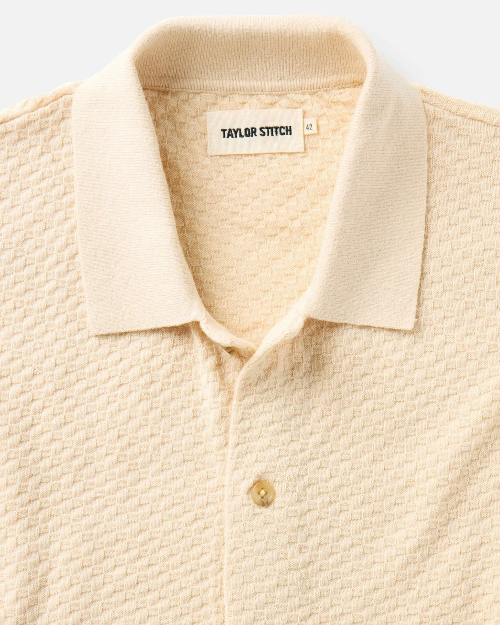 The Arlo Sweater Polo | Oat Texture Knit - Image 5