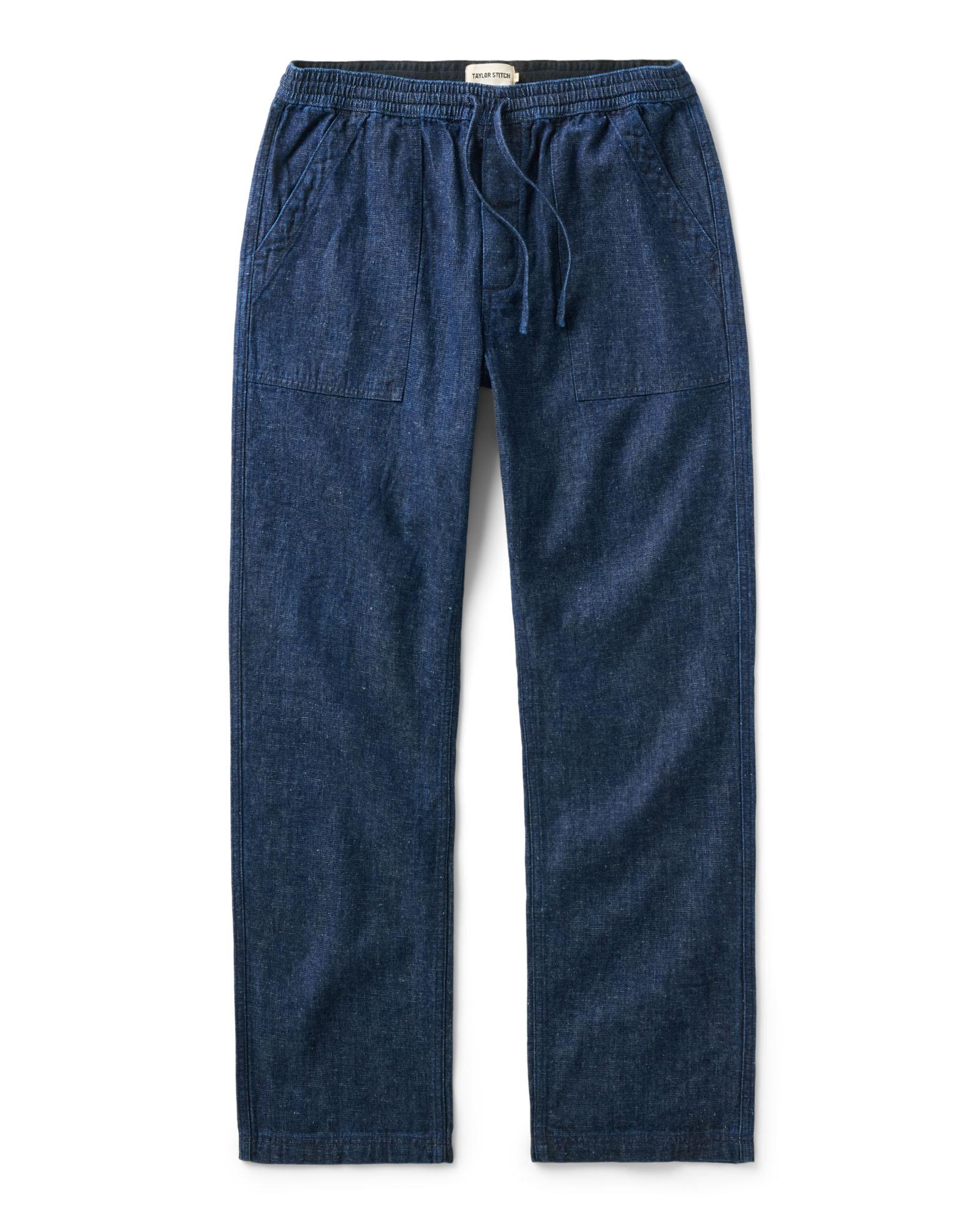 The Breakwater Pant | Rinsed Indigo Hemp Denim - Image 2