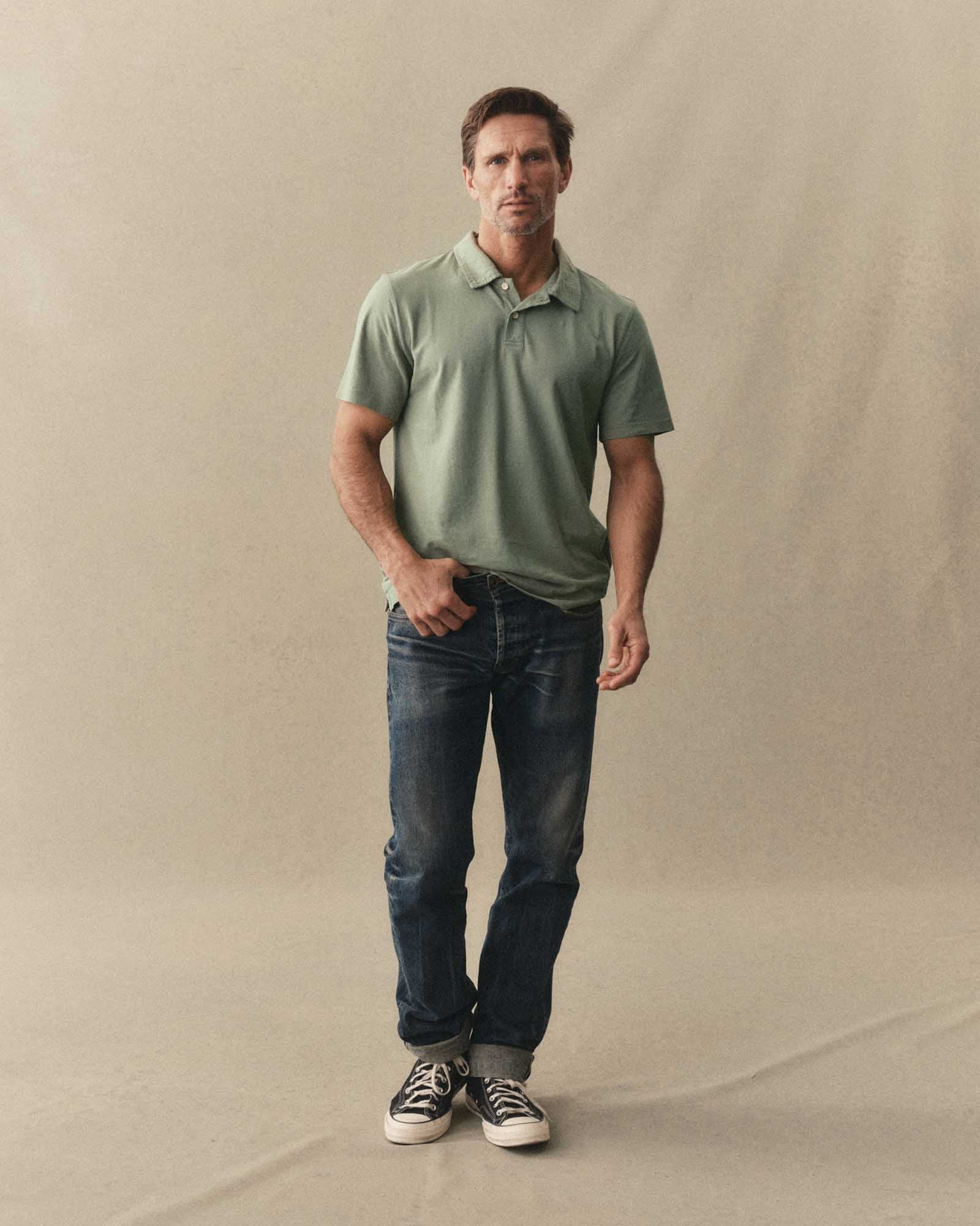 The Cotton Hemp Polo | Sage - Image 3
