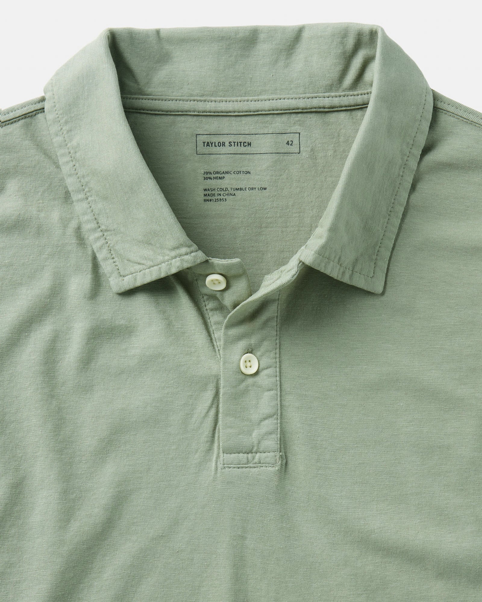 The Cotton Hemp Polo | Sage - Image 4