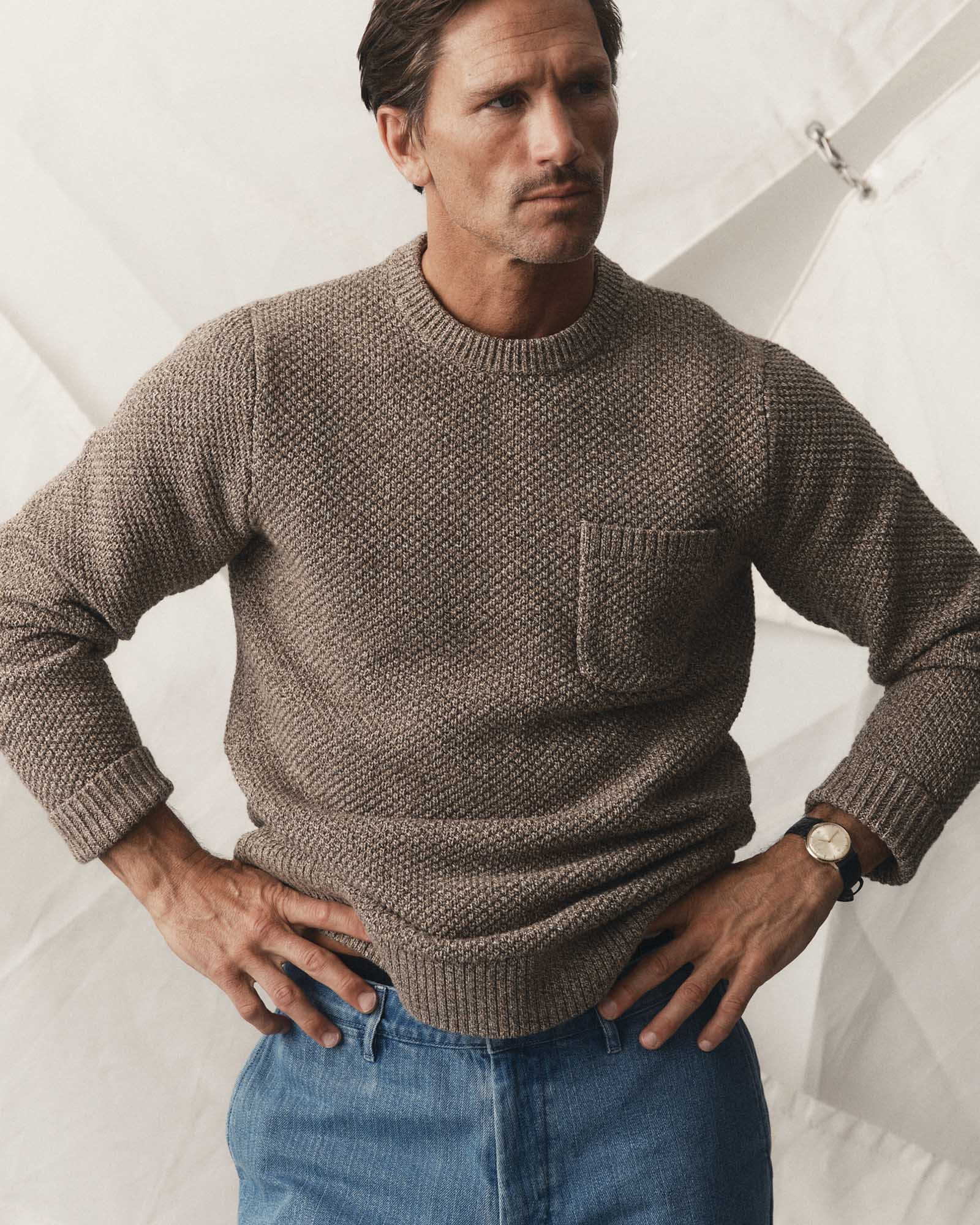 The Crawford Crew Sweater | Coffee Twist