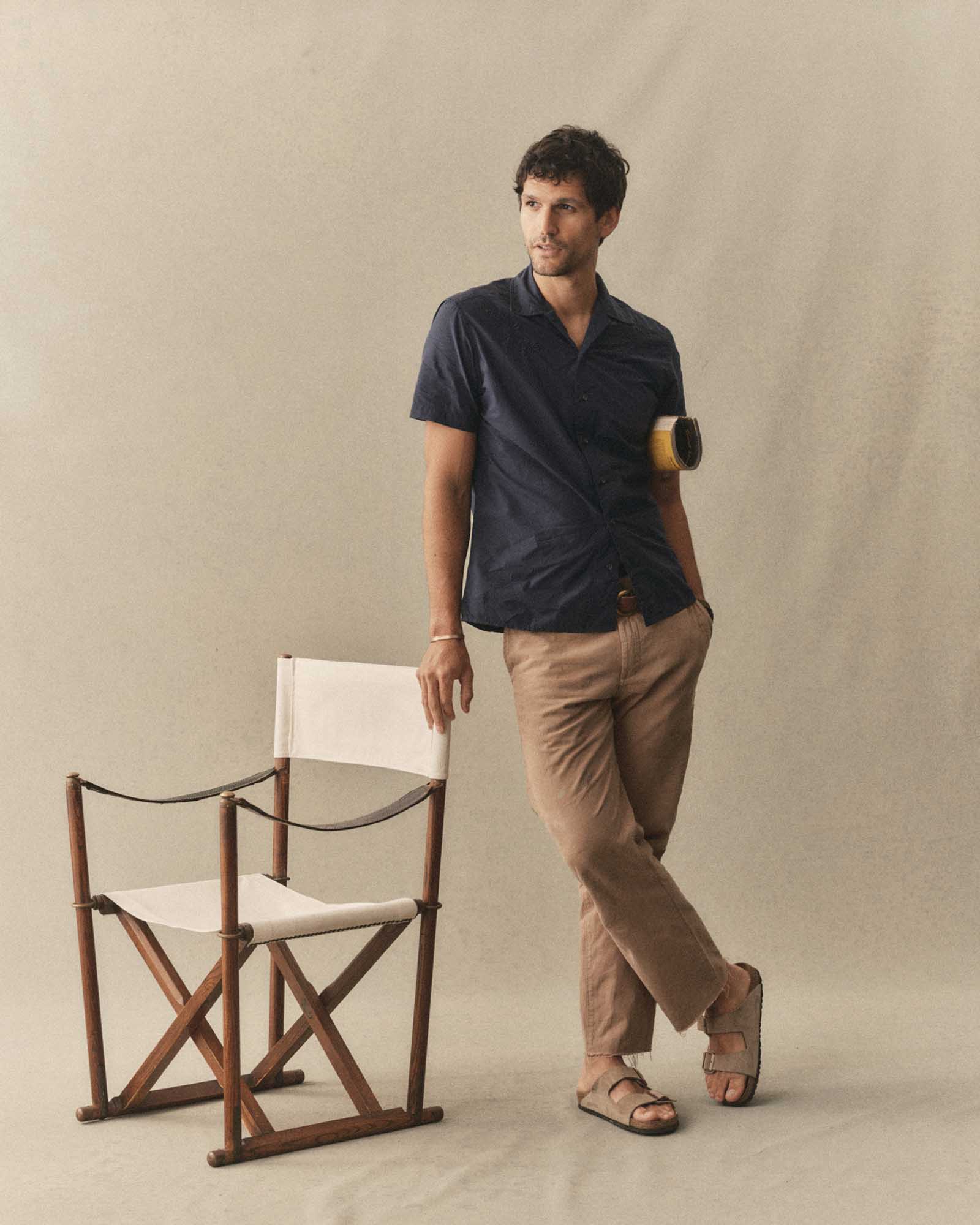 The Davis Shirt | Navy Floral Embroidery - Image 3