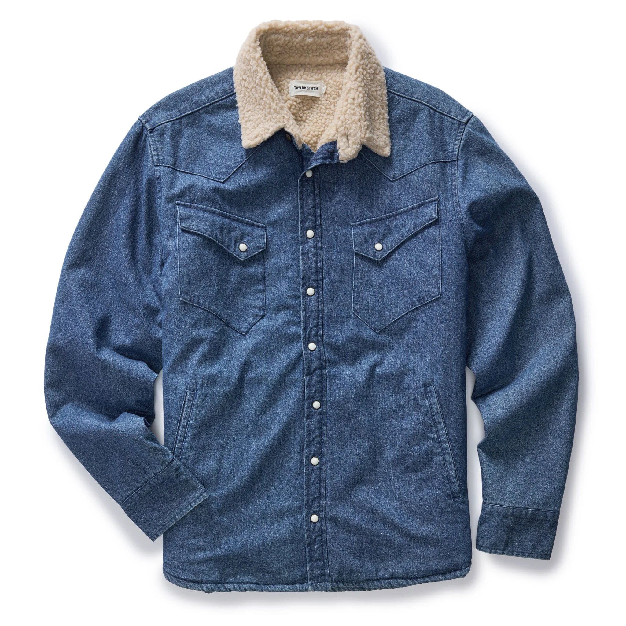 The Western Shirt Jacket | Washed Indigo - Image 2