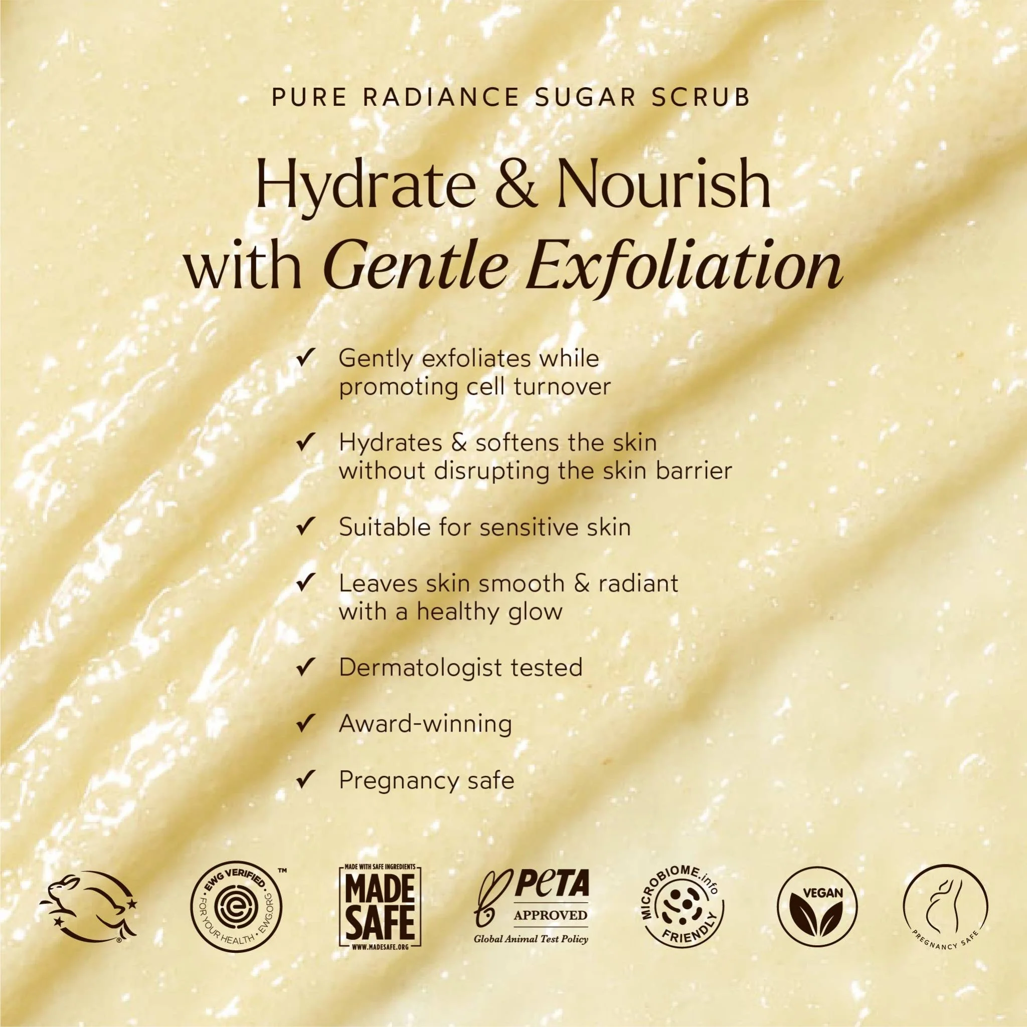 Pure Radiance Sugar Exfoliating Body Scrub - Image 4