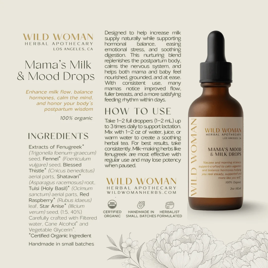 Mama's Milk & Mood Drops | Nursing & Nervous System Support - Image 7