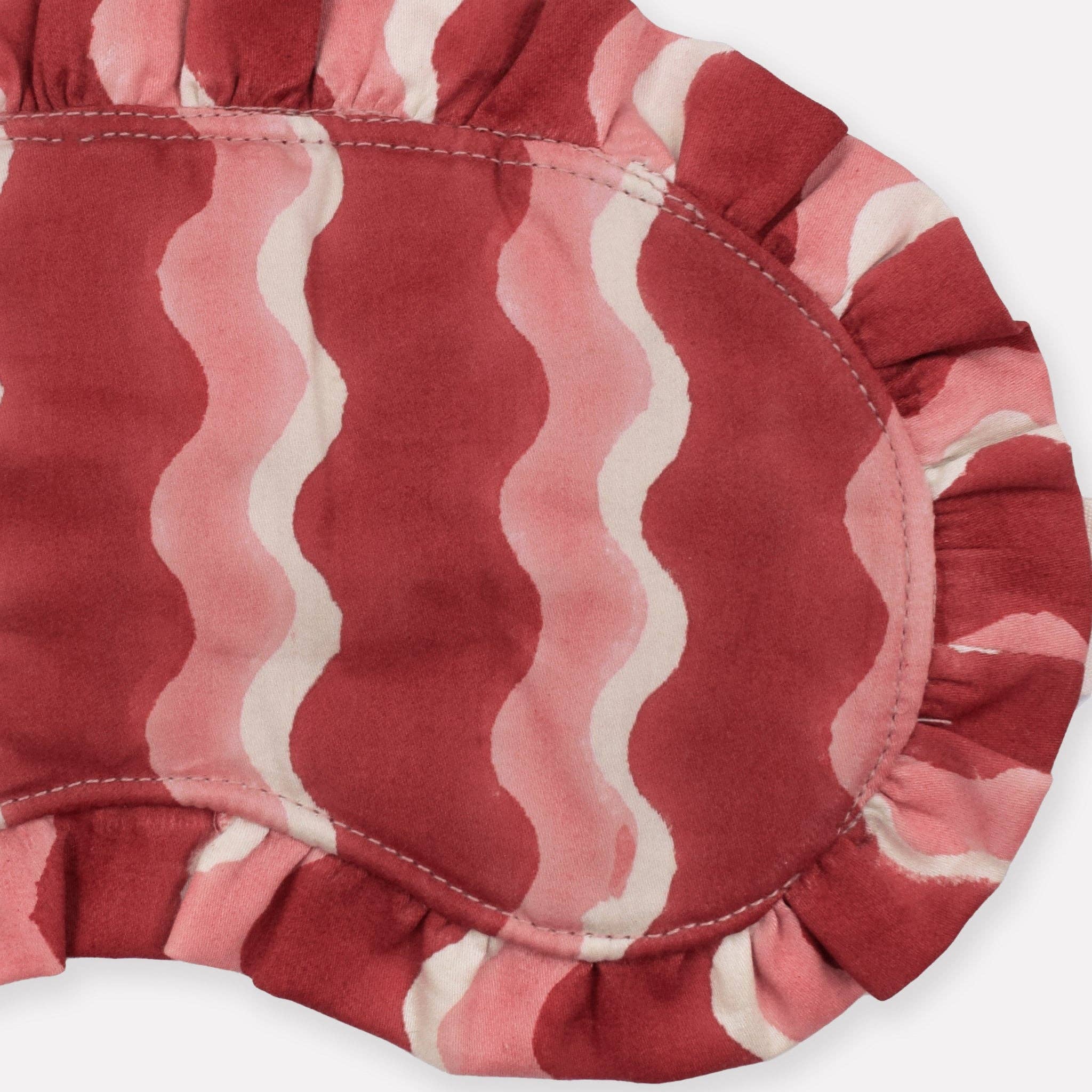 Organic Cotton Frill Eye Mask | Whirly | Jam - Image 2